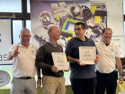 Com 17 pancadas abaixo do handicap Carlos Amaral e Bruno Couto vencem em net o 1º torneio de 2024